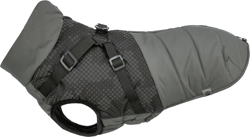 vollreflektierender Geschirr-Wintermantel Pontis Reflect für Hunde, wasserdicht
