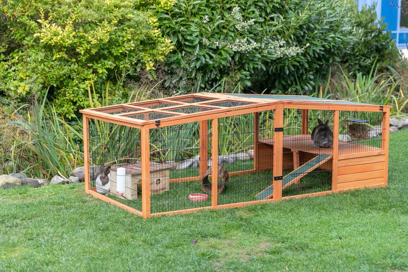 Freilaufgehege XL mit Abdeckung