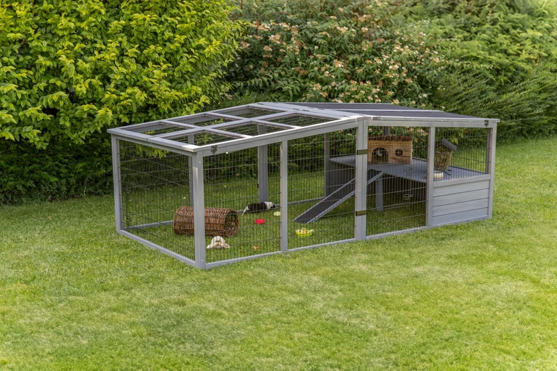 Freilaufgehege XL mit Abdeckung