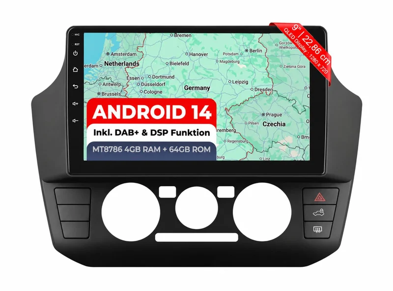 M.I.C. V9B-S Android 14 Autoradio für VW UP/Skoda Citigo/Seat MII, V9B-S
