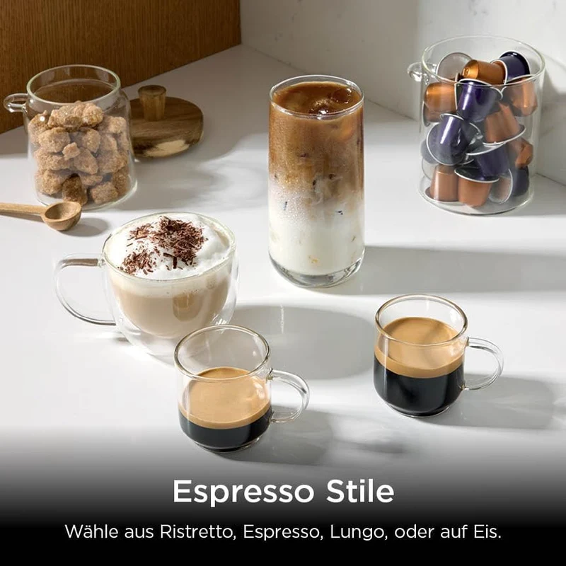 Ninja Prestige 2-in-1 Filterkaffee- und Kapselmaschine mit integriertem Milchaufschäumer, für Latte,