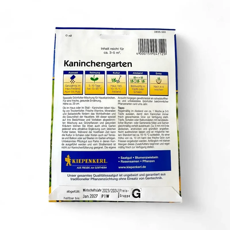 Saatgutmischung Kaninchengarten – zum Selbstaussäen