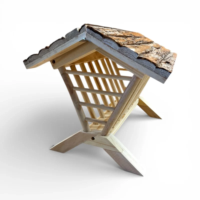Heuraufe aus Holz