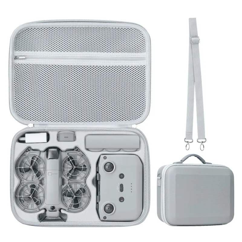 SYACHI Neo 2 Tasche, Tragbar PU Case für DJI Neo 2 Fly More Combo Zubehör