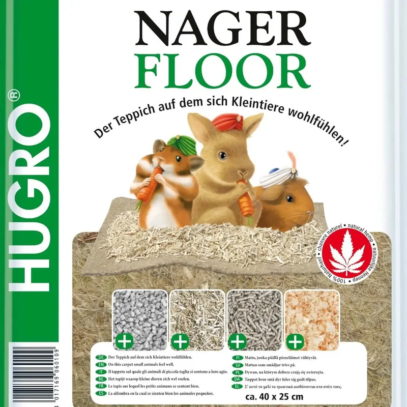 Nagerfloor aus Naturhanf