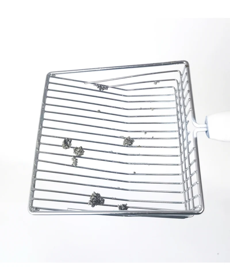 Große Katzenstreuschaufel aus Metall mit Halter