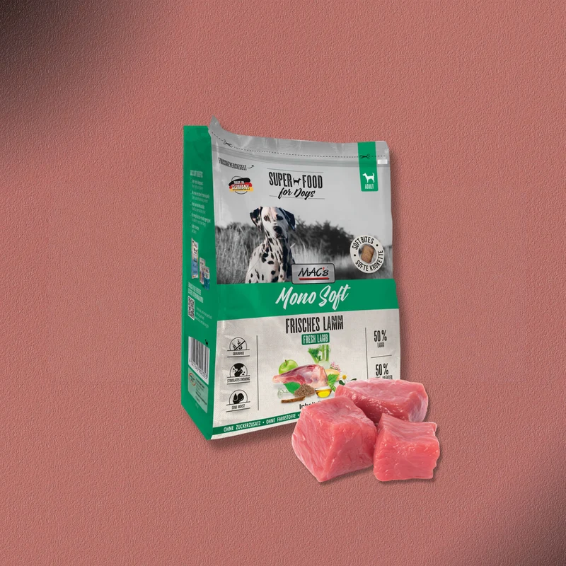4kg MAC's Dog Mono Soft - Frisches Lamm