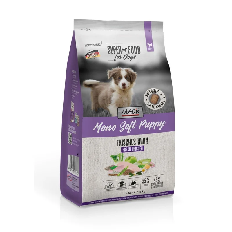 MACs Dog Mono Soft Puppy Frisches Huhn