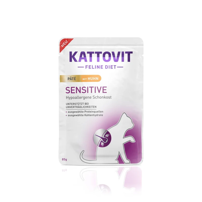 Kattovit Feline Diet Pate Sensitive mit Huhn