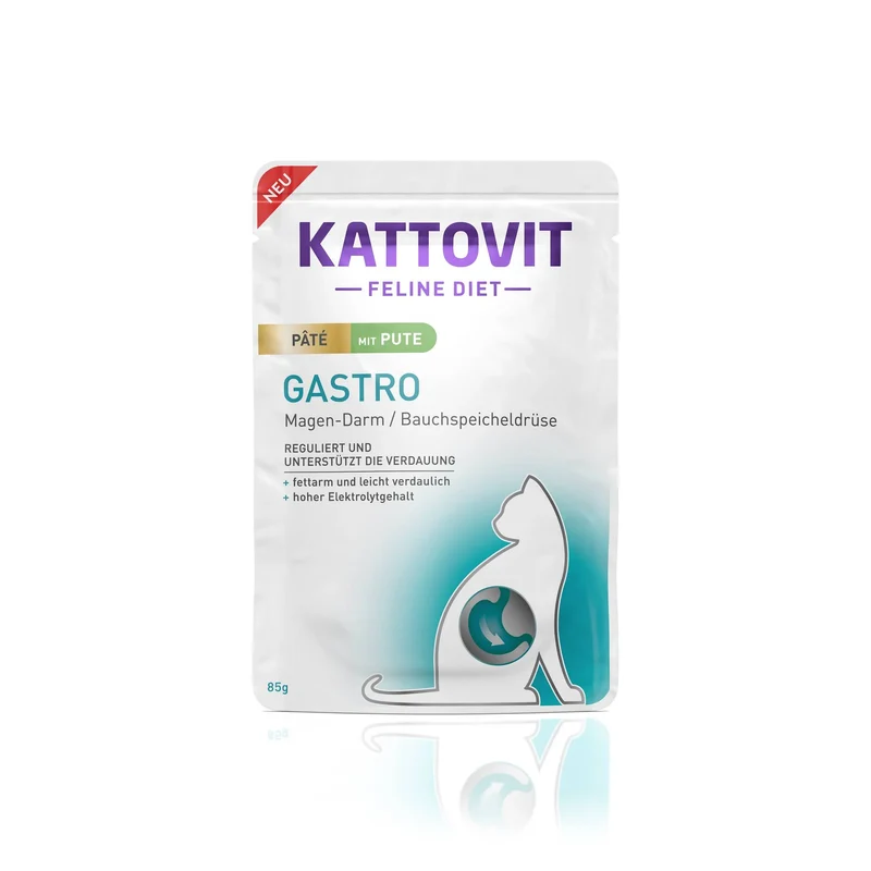 Kattovit Feline Diet Pate Gastro mit Pute