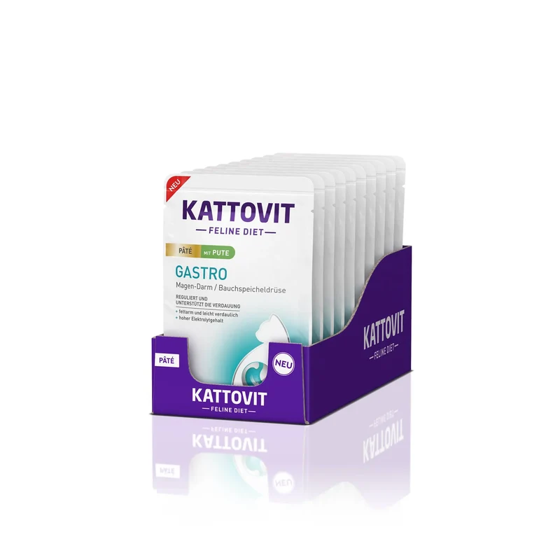 Kattovit Feline Diet Pate Gastro mit Pute