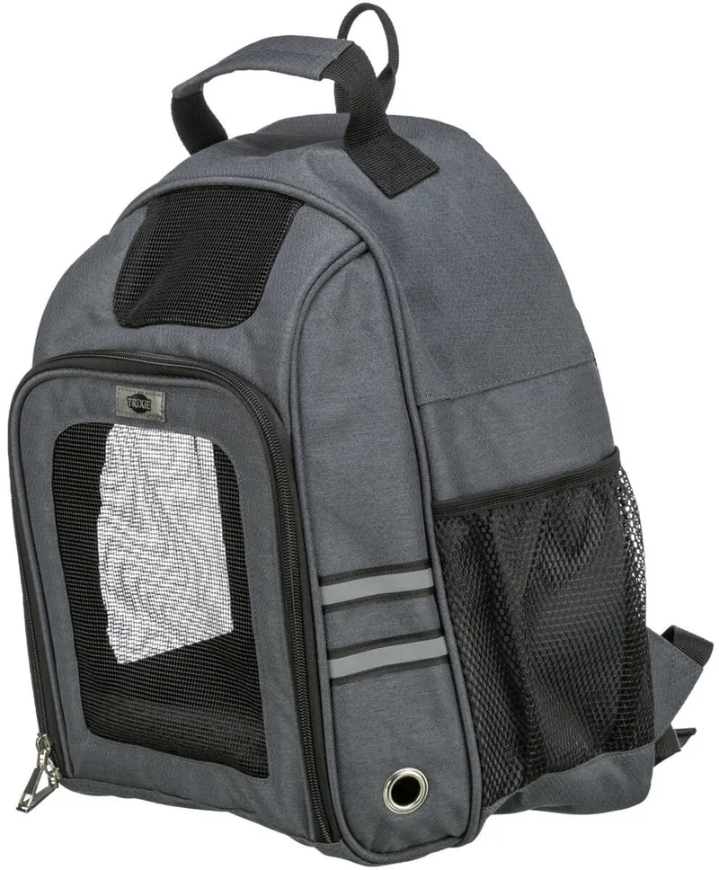 Hunde- und Katzenrucksack Dan mit Taillengurt und reflektierenden Streifen
