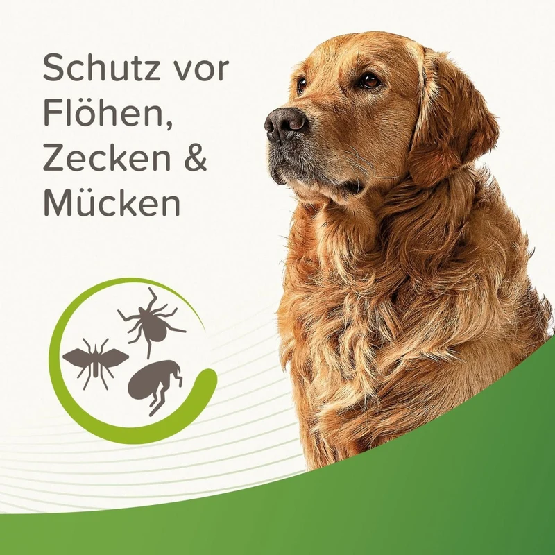 Beaphar Zecken- & Flohschutz Halsband für Hunde Beige