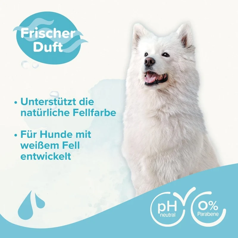 Beaphar Hunde Shampoo für Weißes Fell