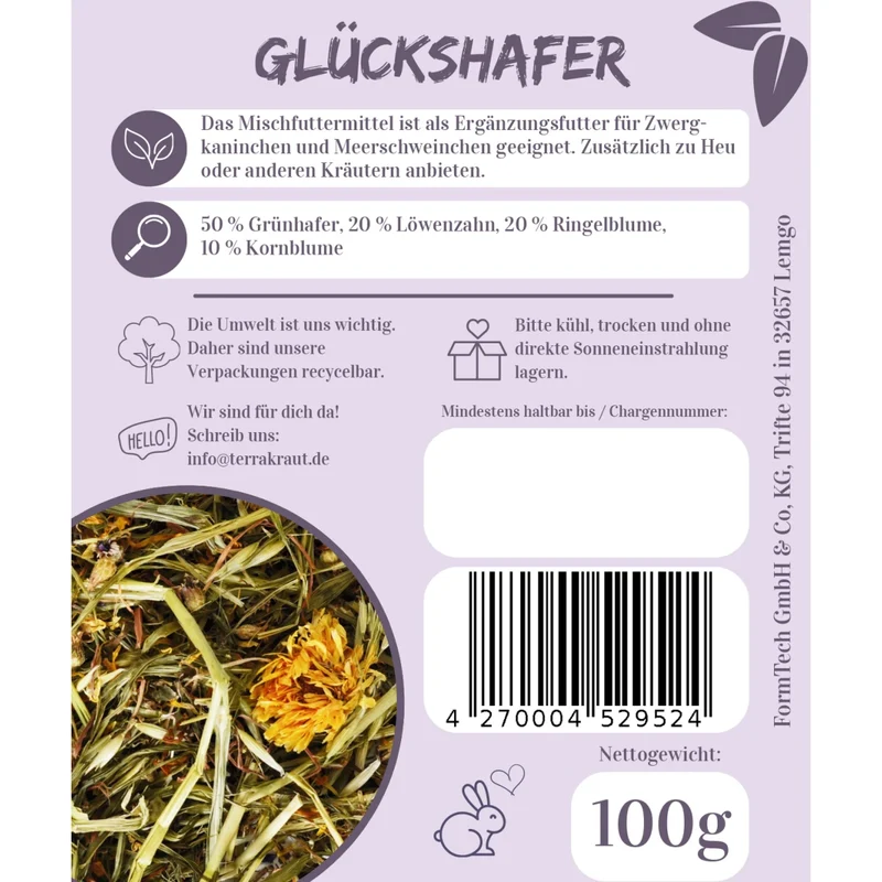 Terrakraut Glückshafer