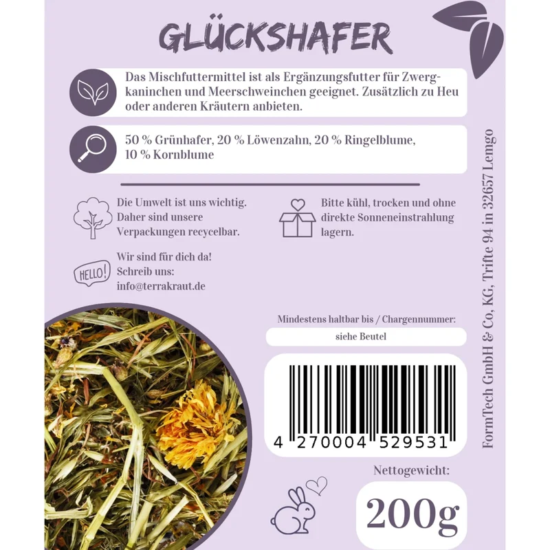 Terrakraut Glückshafer