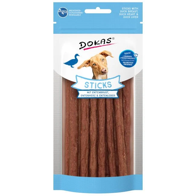 Dokas Sticks mit Entenbrust, Entenherz & Entenleber