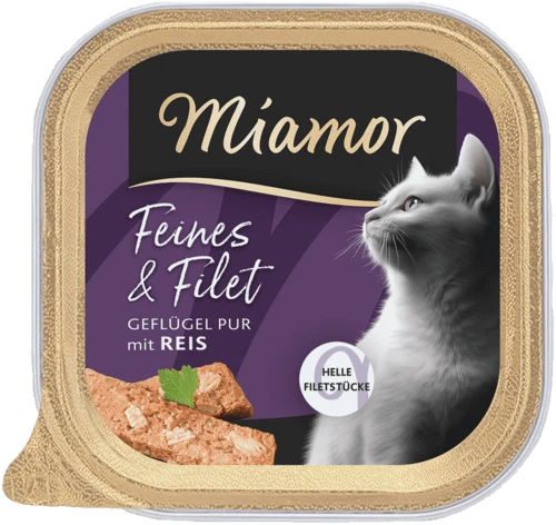 Miamor Feines & Filet Geflügel Pur mit Reis