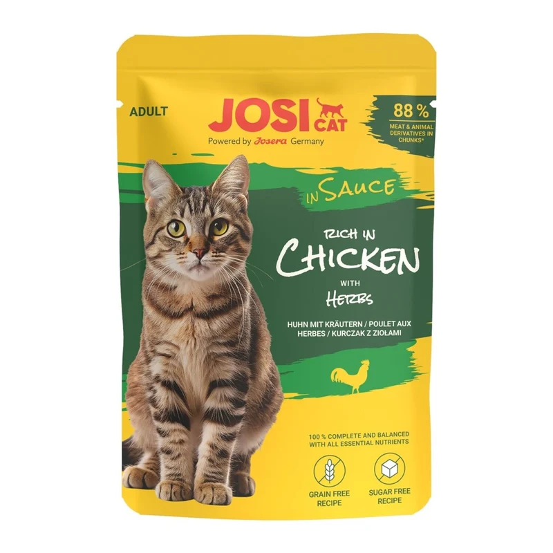 JosiCat Pouch Multipack Meat Selection in Sauce