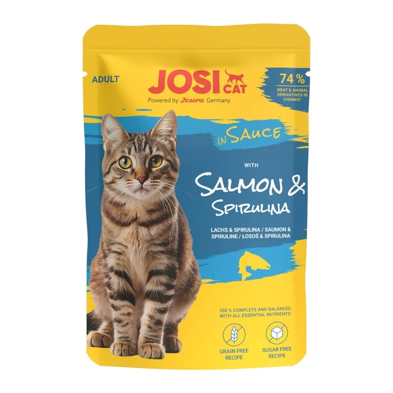 JosiCat Pouch with Salmon in Sauce