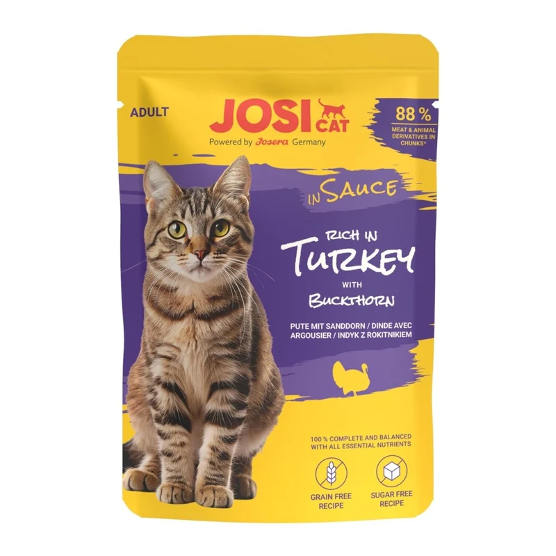 JosiCat Pouch Rich in Turkey in Sauce