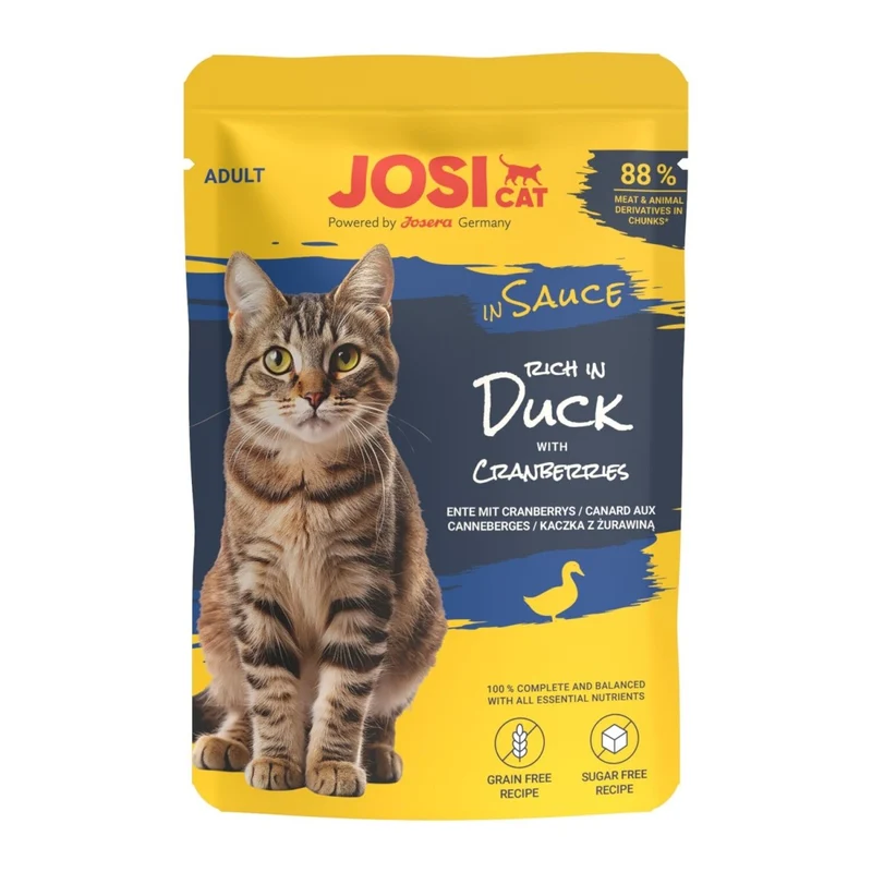 JosiCat Pouch Rich in Duck in Sauce