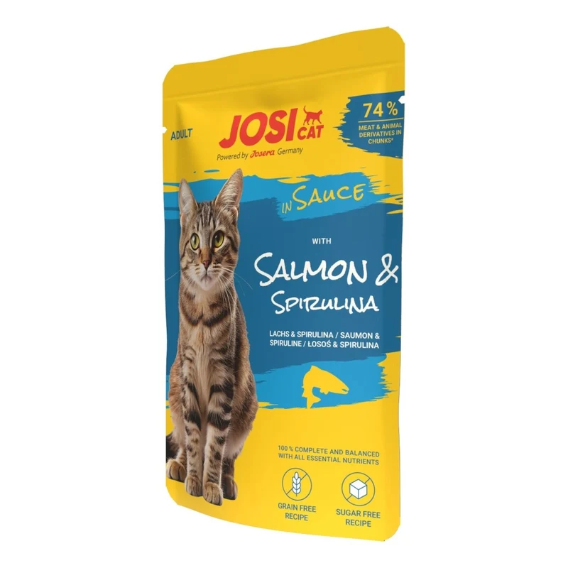 JosiCat Pouch with Salmon in Sauce