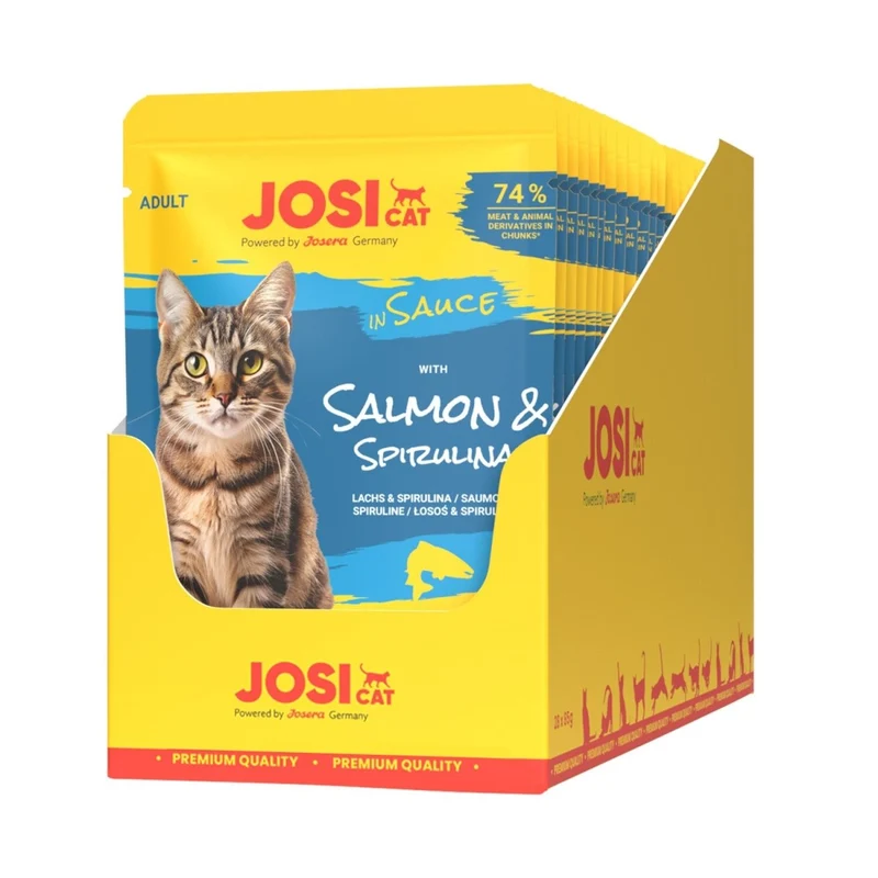 JosiCat Pouch with Salmon in Sauce
