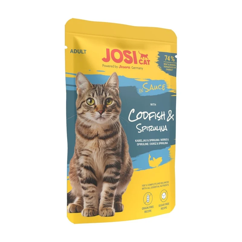 JosiCat Pouch with Codfish in Sauce