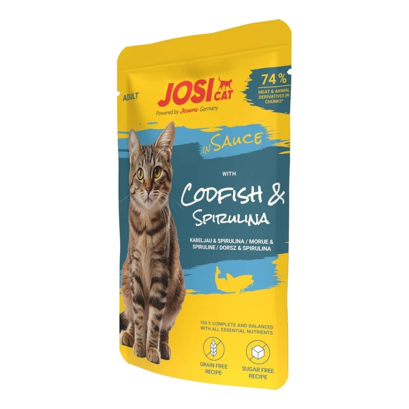 JosiCat Pouch with Codfish in Sauce