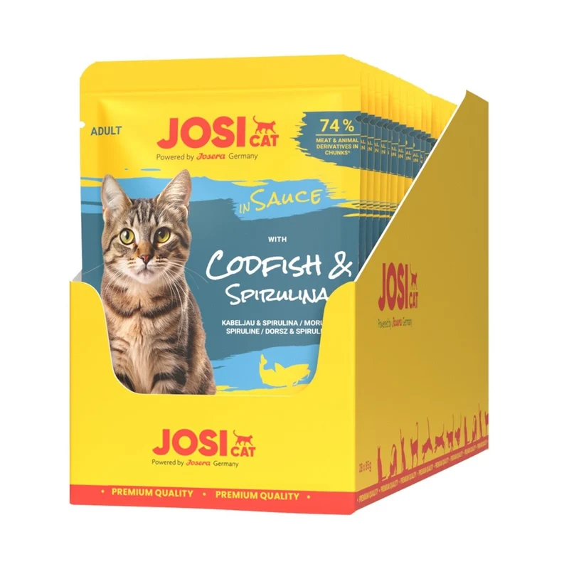 JosiCat Pouch with Codfish in Sauce
