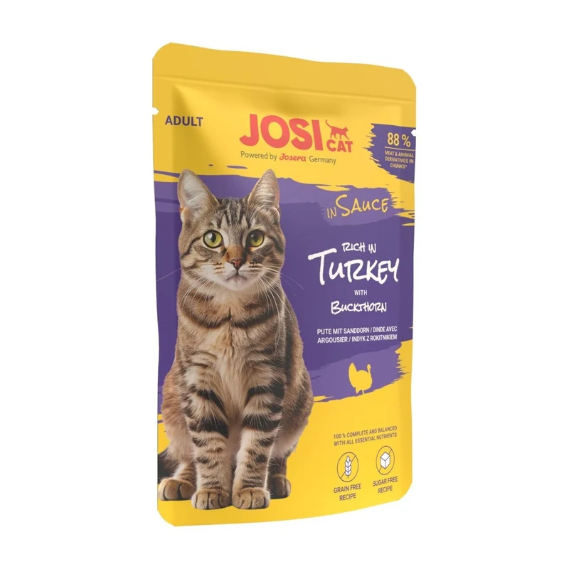 JosiCat Pouch Rich in Turkey in Sauce