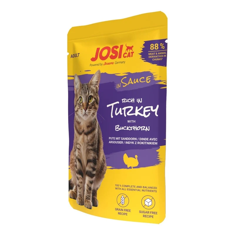 JosiCat Pouch Rich in Turkey in Sauce
