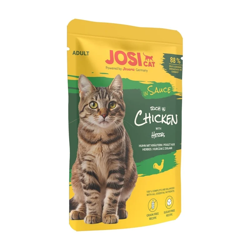 JosiCat Pouch Rich in Chicken in Sauce