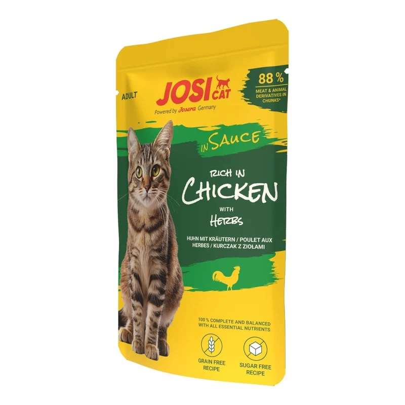 JosiCat Pouch Rich in Chicken in Sauce