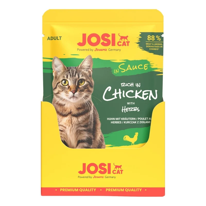 JosiCat Pouch Rich in Chicken in Sauce
