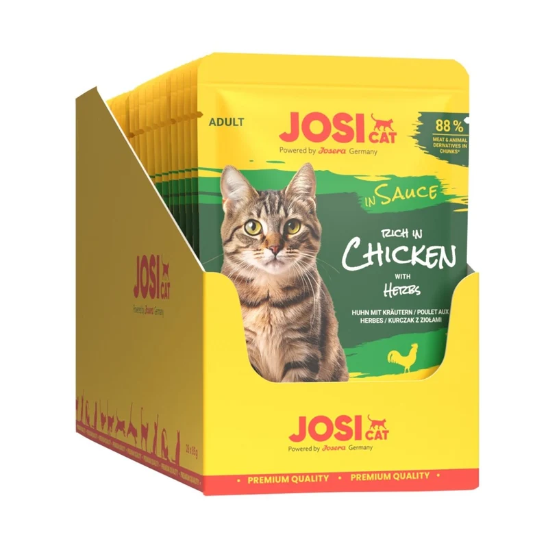 JosiCat Pouch Rich in Chicken in Sauce