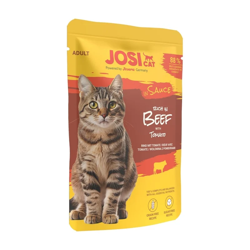 JosiCat Pouch Rich in Beef in Sauce