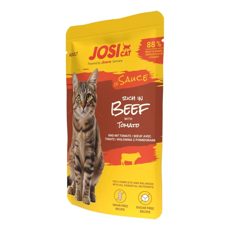 JosiCat Pouch Rich in Beef in Sauce