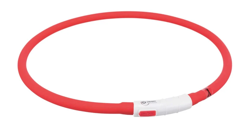 Hundeleuchthalsband mit Click-Verschluss, wiederaufladbar