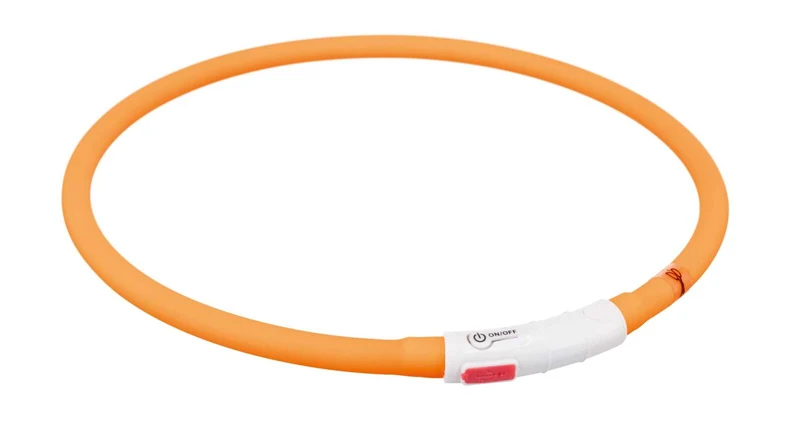 Hundeleuchthalsband mit Click-Verschluss, wiederaufladbar