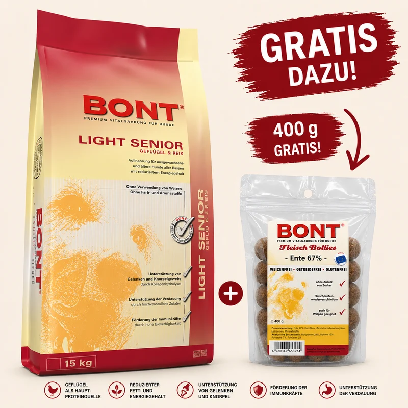 Bont Light-Senior Geflügel-Reis