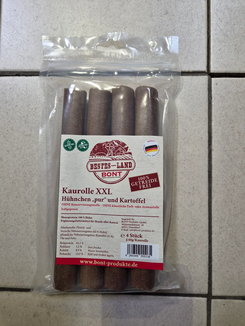 Bont Kaurolle XXL Hühnchen "pur" und Kartoffel