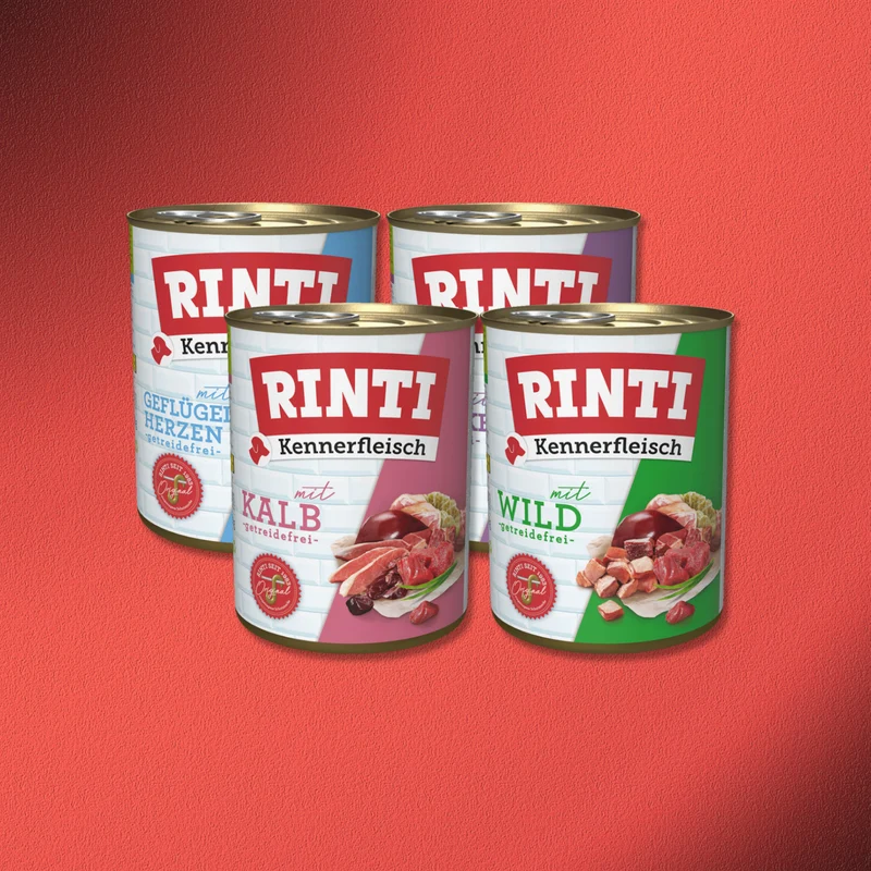 48x800g Rinti Kennerfleisch Mix 2 (4 Sorten)