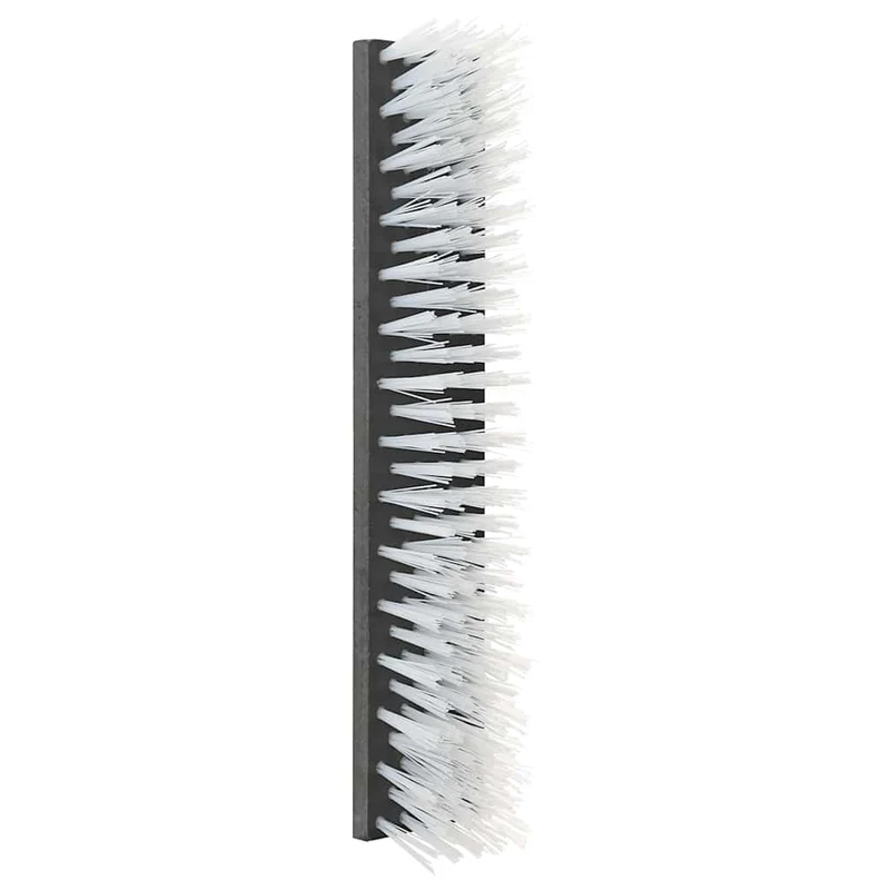 Rinderbürste Schwarz und Weiß 50 x 10 x 6.5 cm Fellbürste Kratzbürste