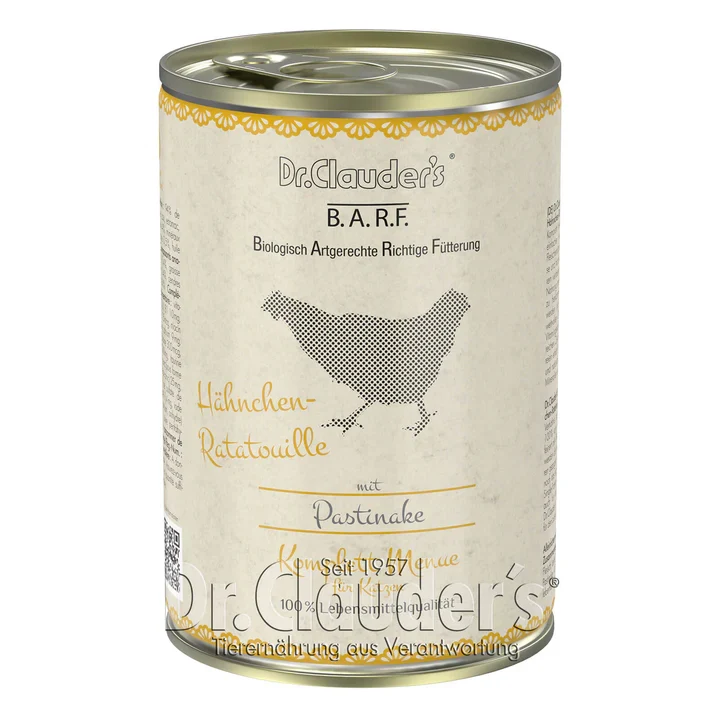 Dr.Clauder´s B.A.R.F. Komplett Menue Hähnchen-Ratatouille