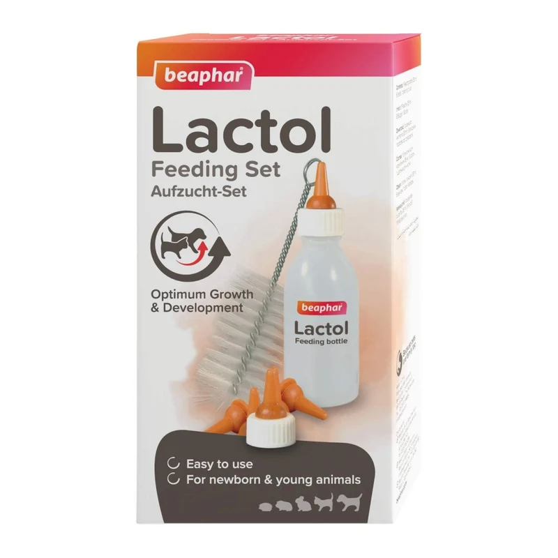 Beaphar Lactol Aufzucht Set (Flasche, Bürste & Sauger)