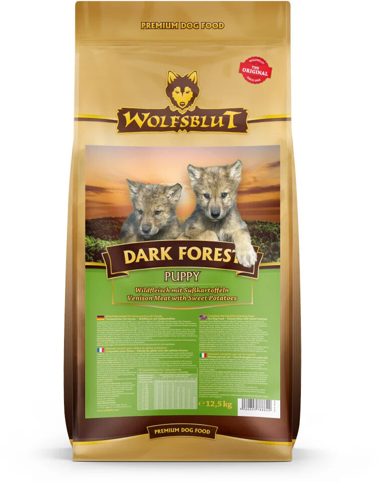 Wolfsblut Dark Forest Puppy Wildfleisch mit Süßkartoffeln 12,5kg