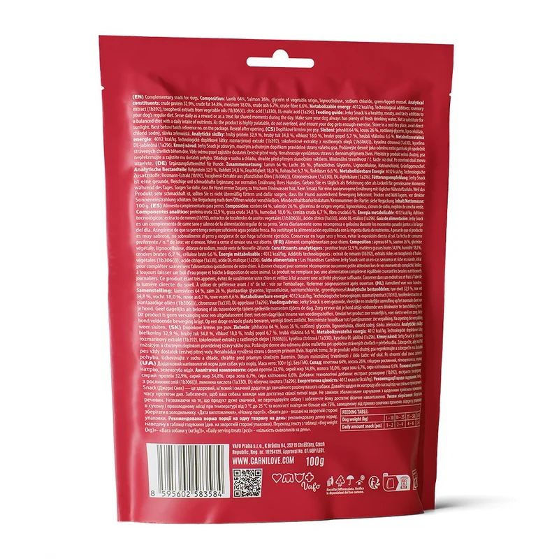 Carnilove Dog Jerky Lamb & Salmon