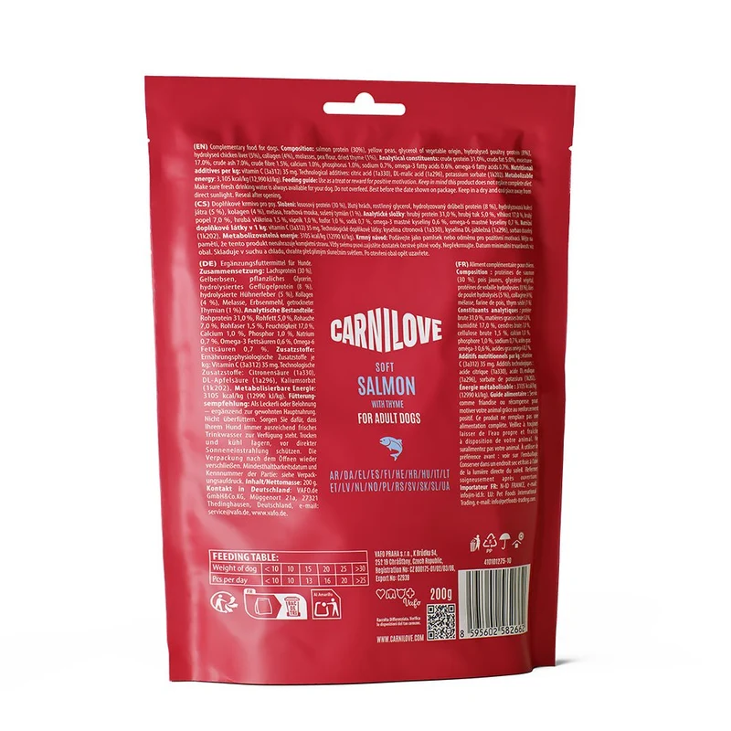 Carnilove Dog Soft Snack Salmon with Thyme
